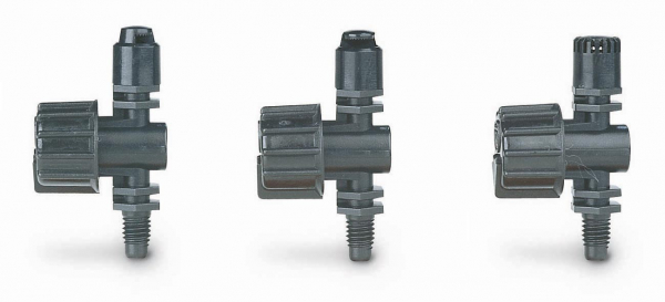 180° selbsthaltender Mikro-Sprüher Typenreihe XS - Micro-Sprüher, einstellbarer Durchfluss und Sprühweite